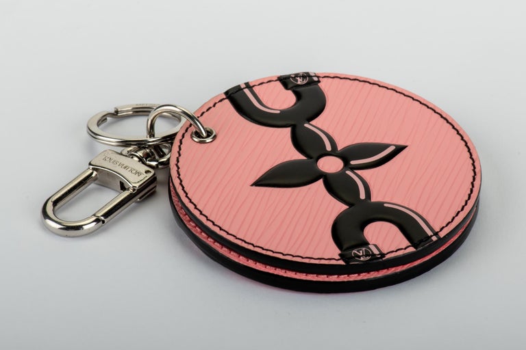 Vuitton NIB PInk Double Mirror Bag Charm