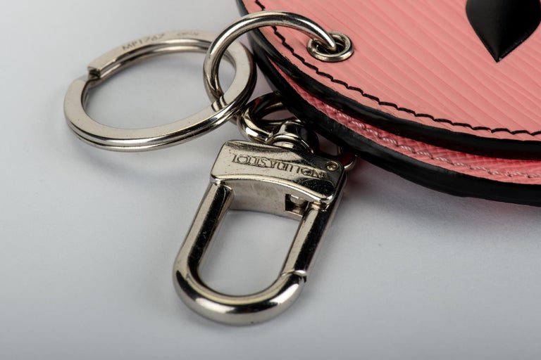 Vuitton NIB PInk Double Mirror Bag Charm