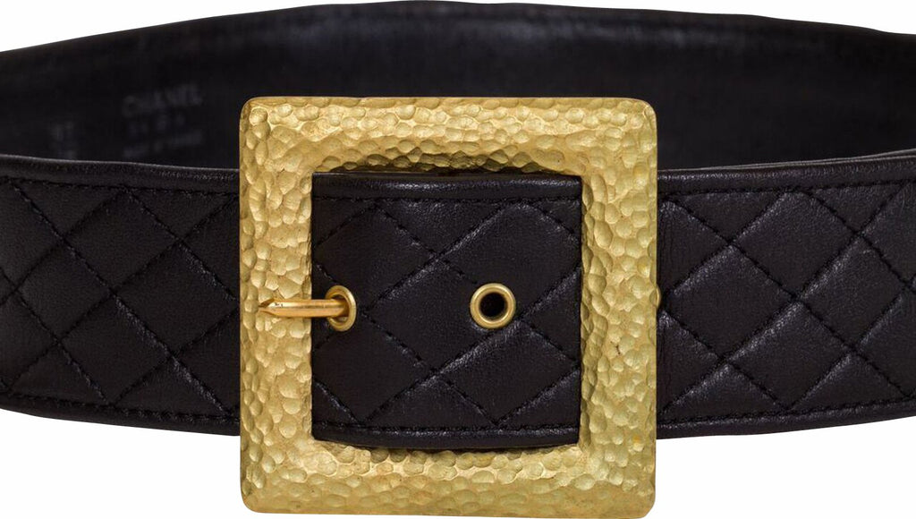 Chanel Quilted Belt w/ Chain Drop