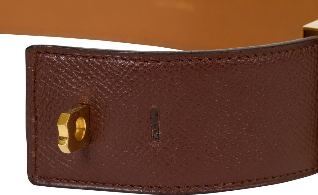 Hermès Brown Collier De Chien Belt