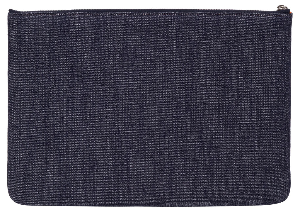 Chanel Large Denim Clutch