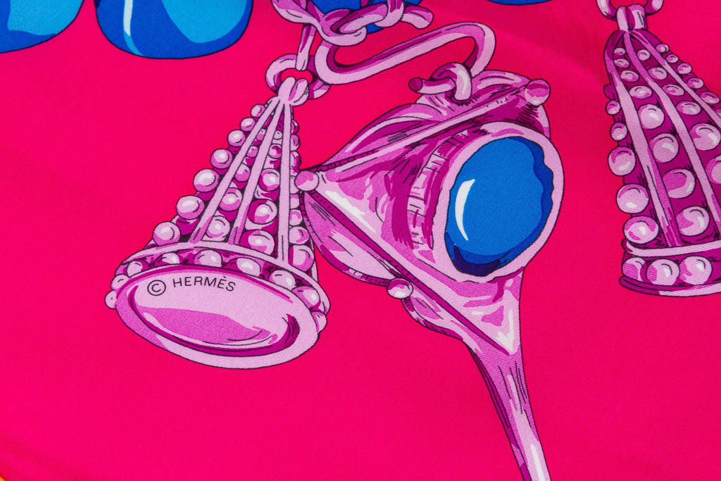 Hermès Parures Précieuses Silk Shawl