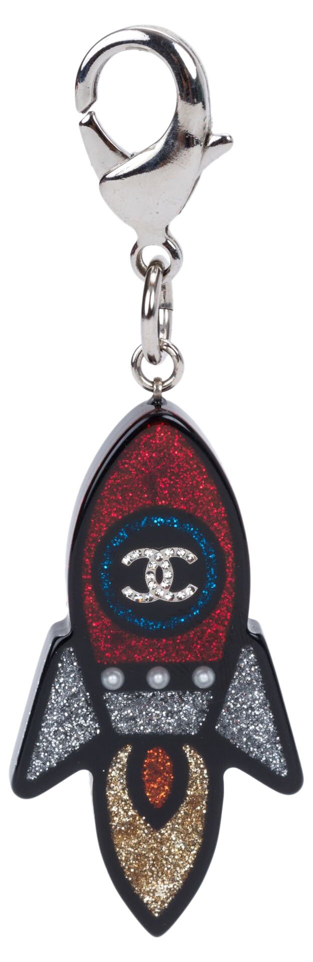 Chanel Lucite Rocket Keychain