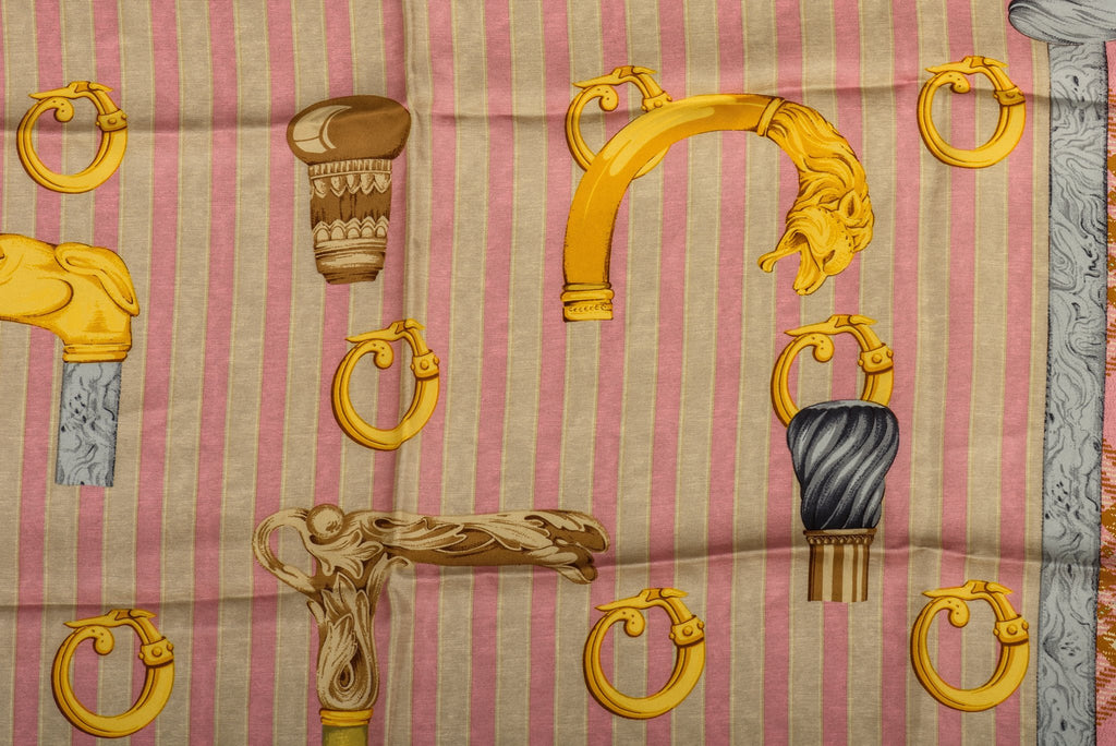 Trussardi Silk Print Scarf