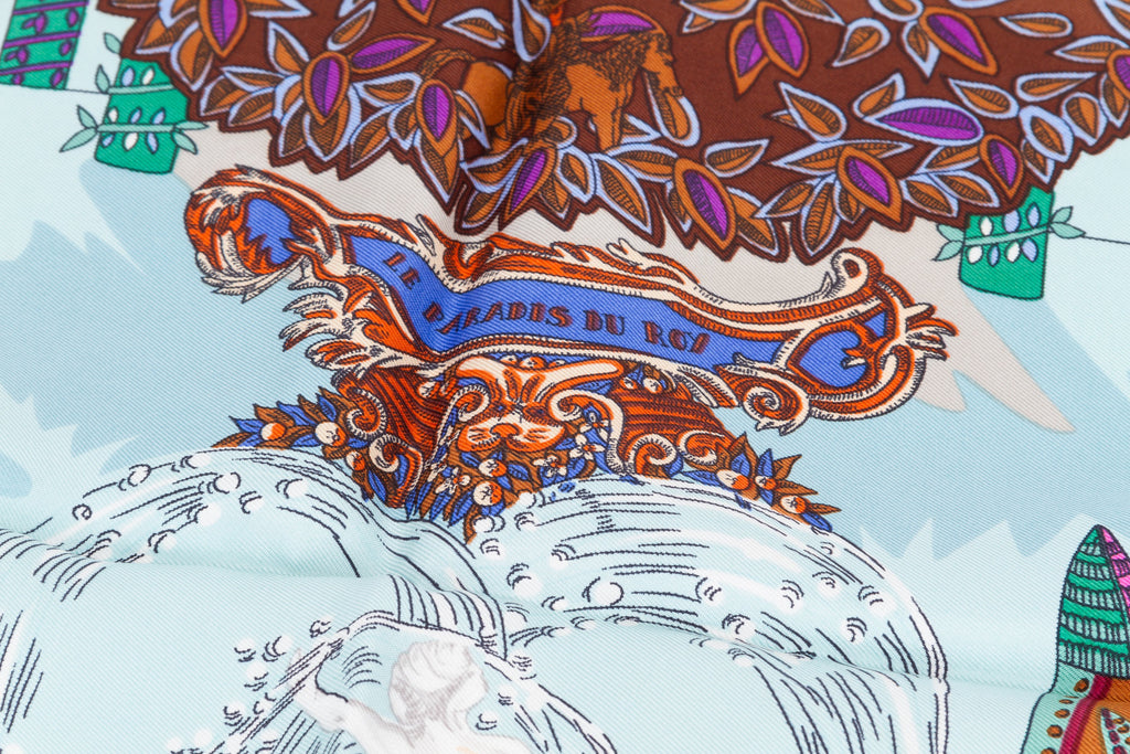 Hermès Le Paradis du Roy Scarf