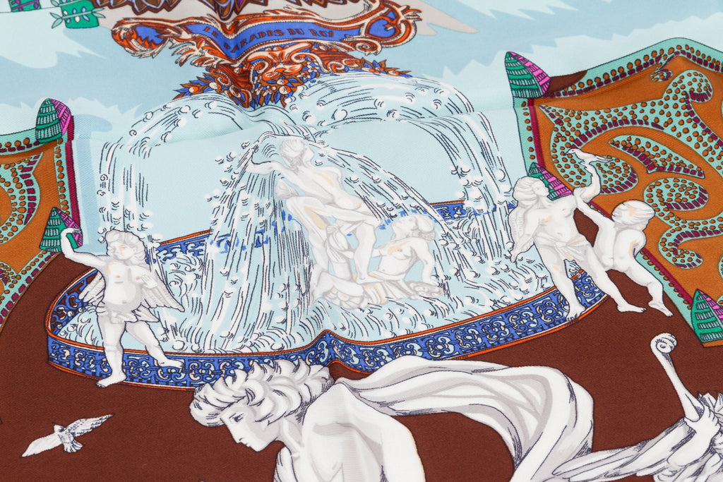Hermès Le Paradis du Roy Scarf