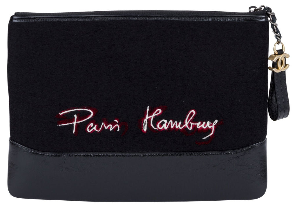 Chanel Black Paris Salzburg Clutch