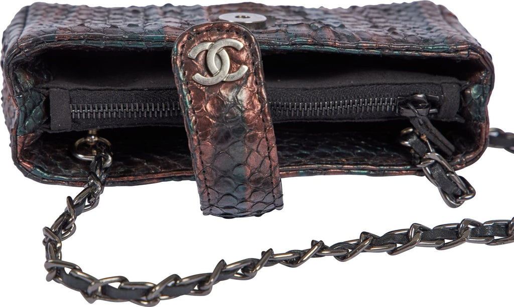 Chanel Iridescent Python Mini Cross-Body