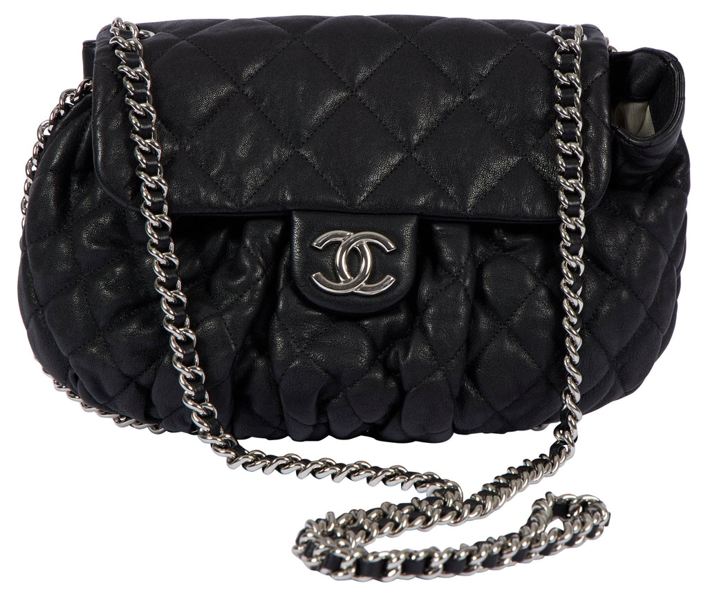 Chanel Medium Black Chain-Around Bag