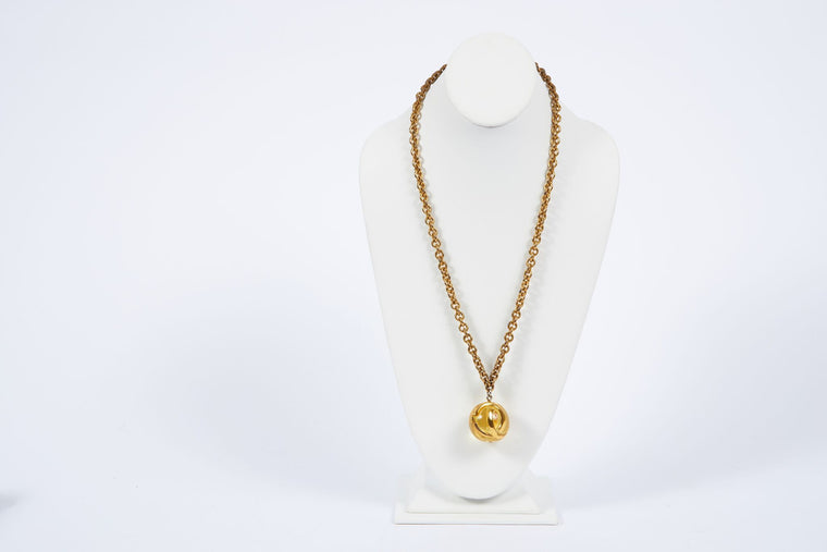 Chanel Lucite Sphere Necklace