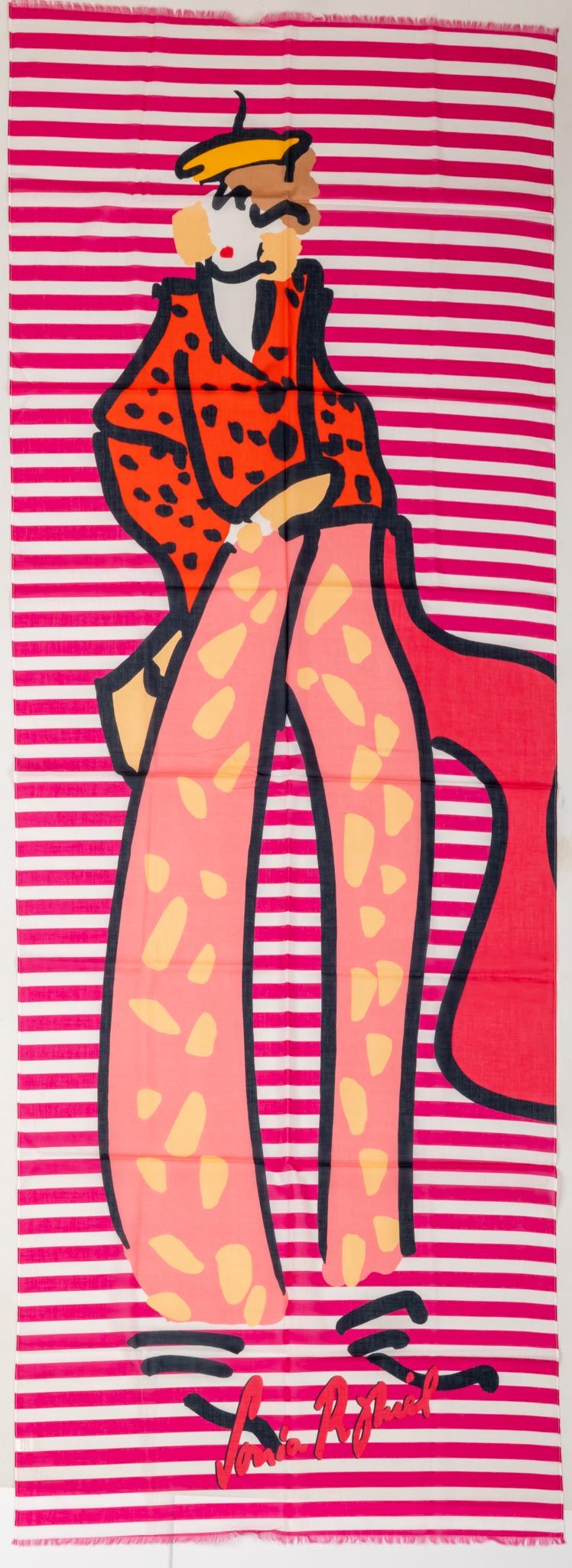 Sonia Rykiel Cotton Figurine Scarf