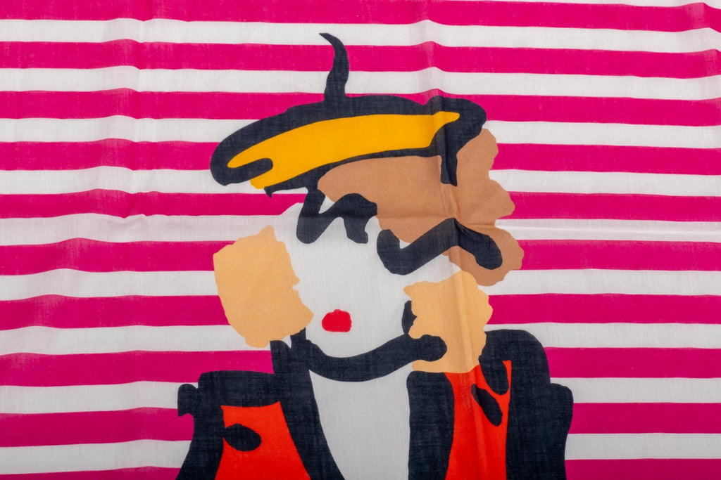 Sonia Rykiel Cotton Figurine Scarf