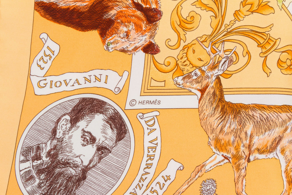 Hermès Le Canada Collectible Silk  Scarf