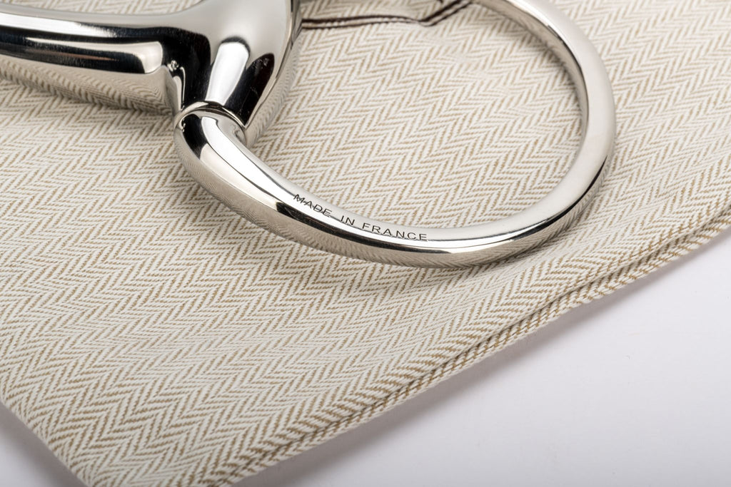 Hermès Palladium Mors Scarf/Belt Ring