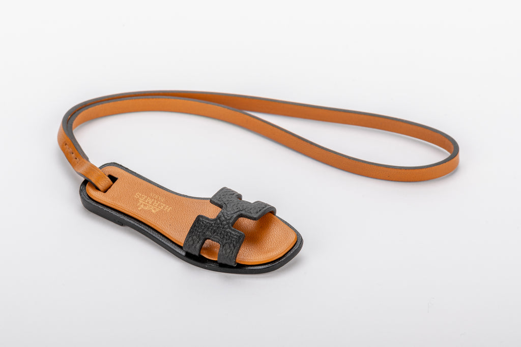 Hermes Rare Oran Black Bag Charm BNIB