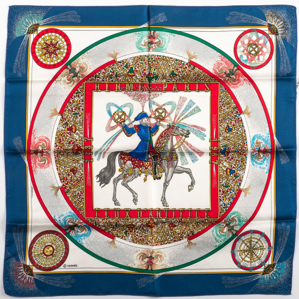 Hermès Feux D Artifice Silk Gavroche