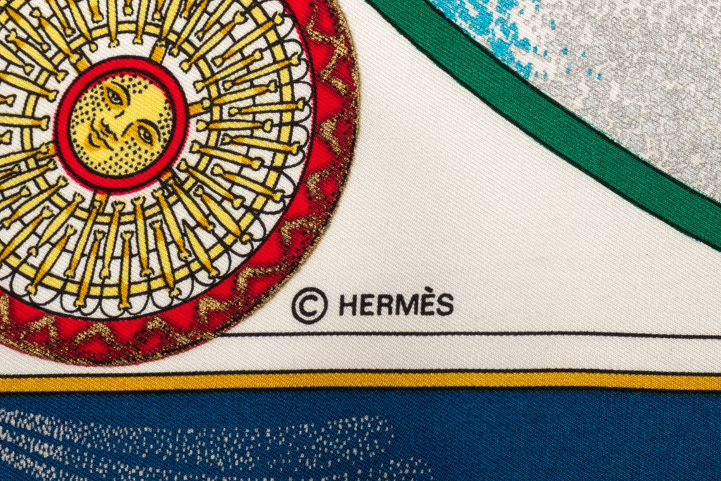 Hermès Feux D Artifice Silk Gavroche