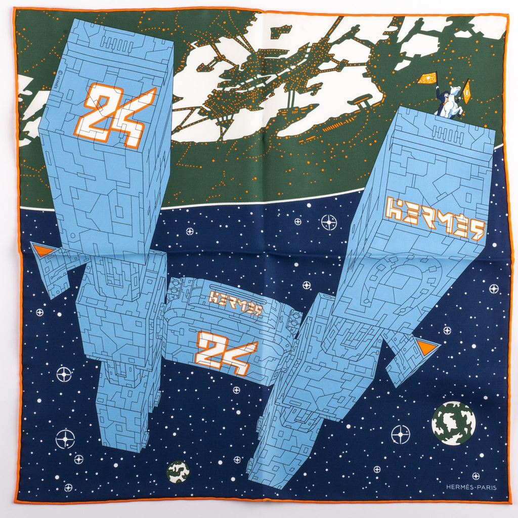 Hermes NIB Small Silk Spaceship Gavroche