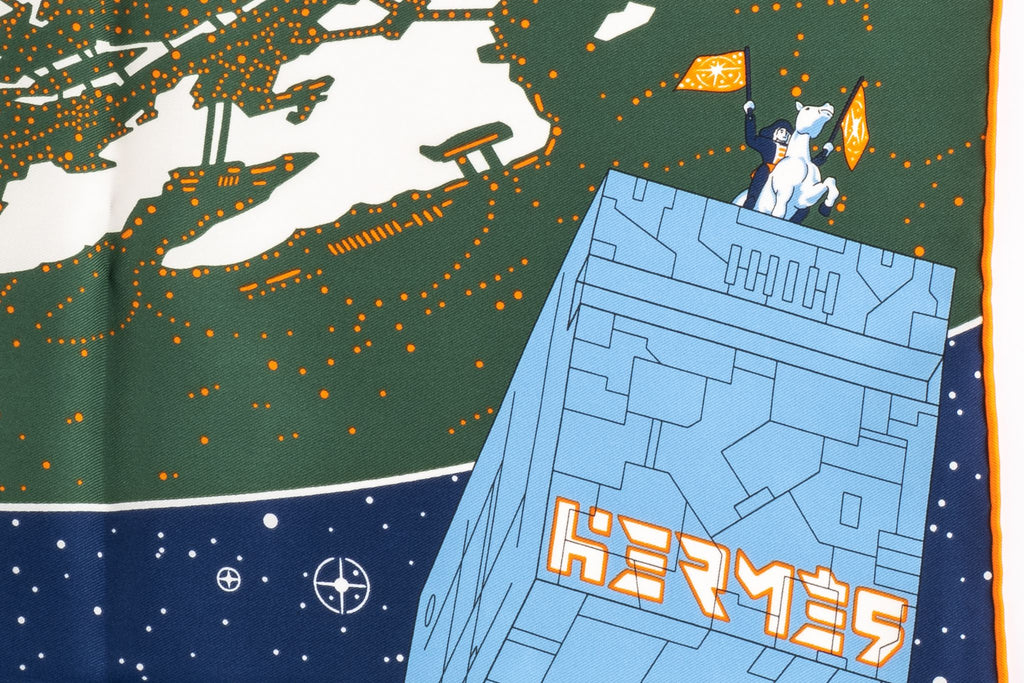 Hermes NIB Small Silk Spaceship Gavroche