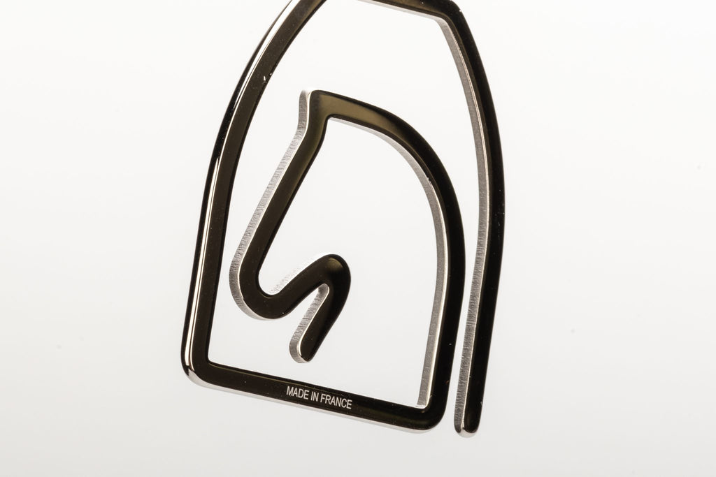 Hermes BNIB Horse Head Silver Bookmark