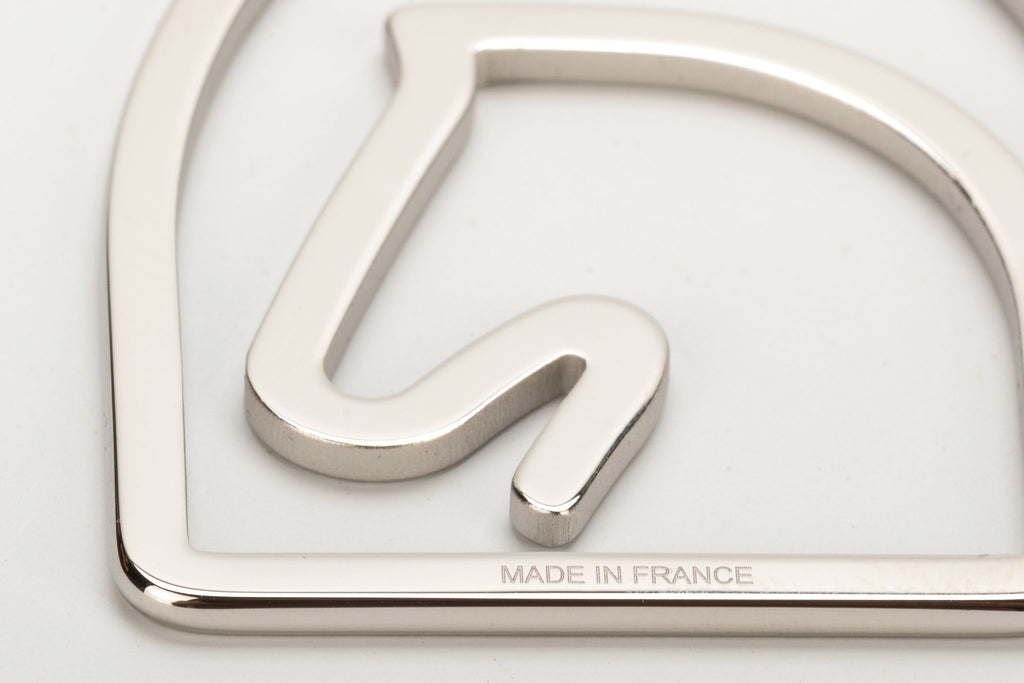 Hermes BNIB Horse Head Silver Bookmark