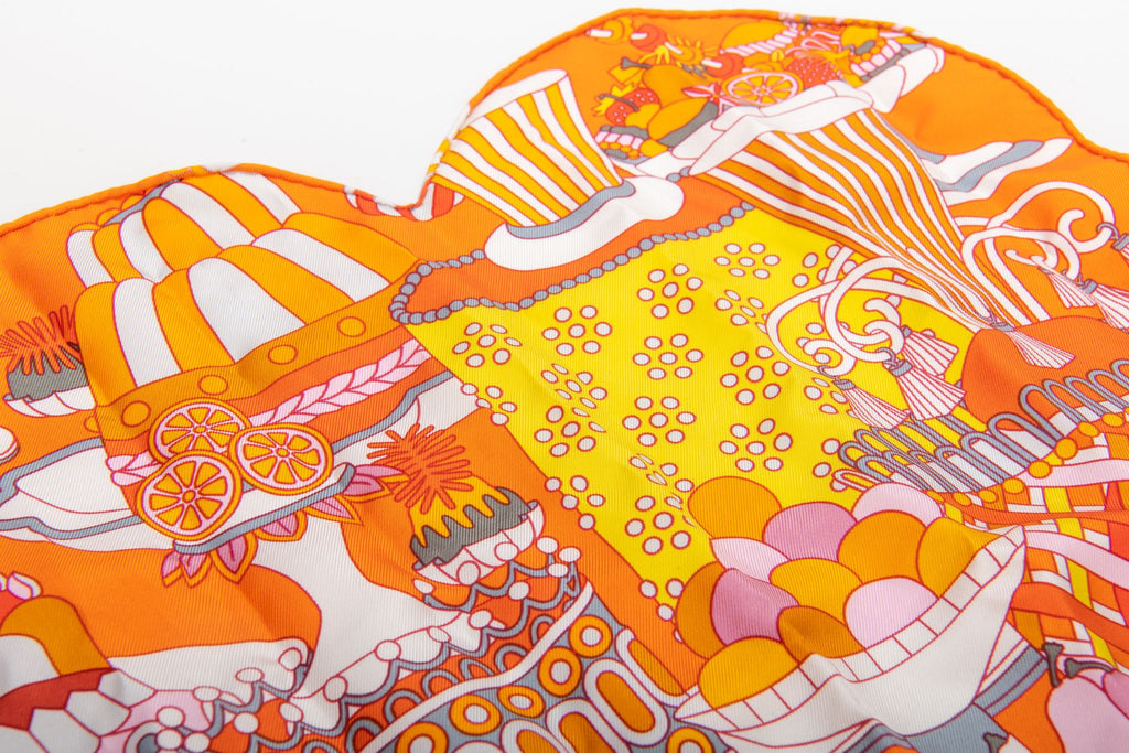 Hermes Lim.Ed. Gastronomie Heart Scarf