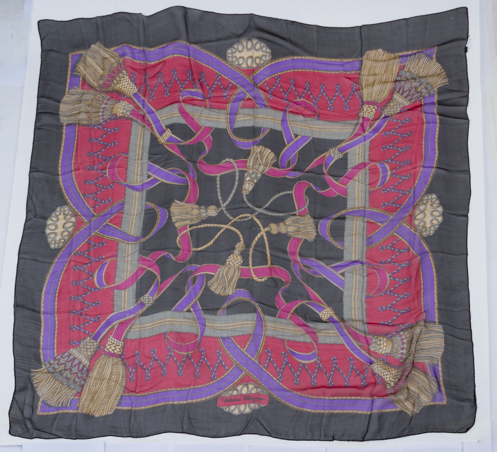 Ferragamo Silk Chiffone Shawl