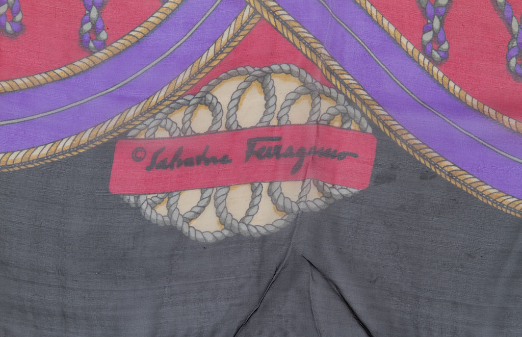 Ferragamo Silk Chiffone Shawl