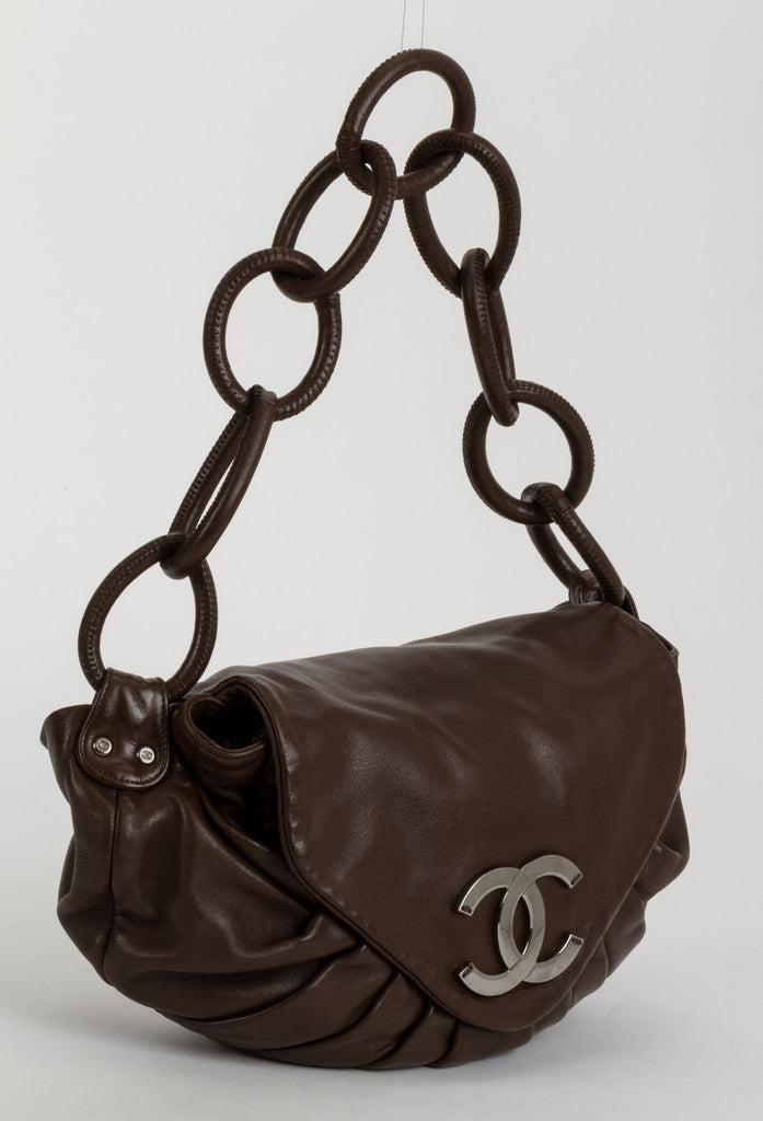 Chanel Chocolate Croissant Shoulder Tote