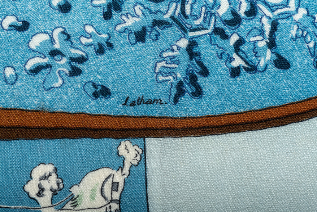 Hermes Neige d'Antan Cashmere Shawl