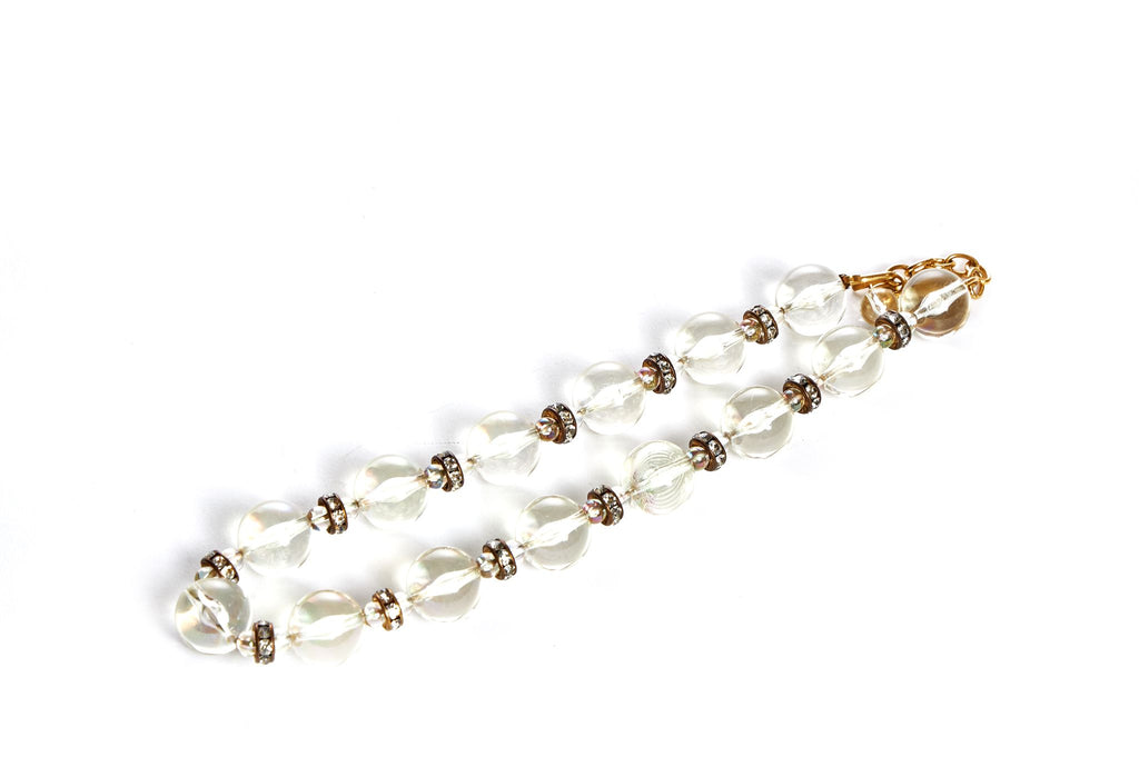 Chanel Lucite & Crystal Choker Necklace