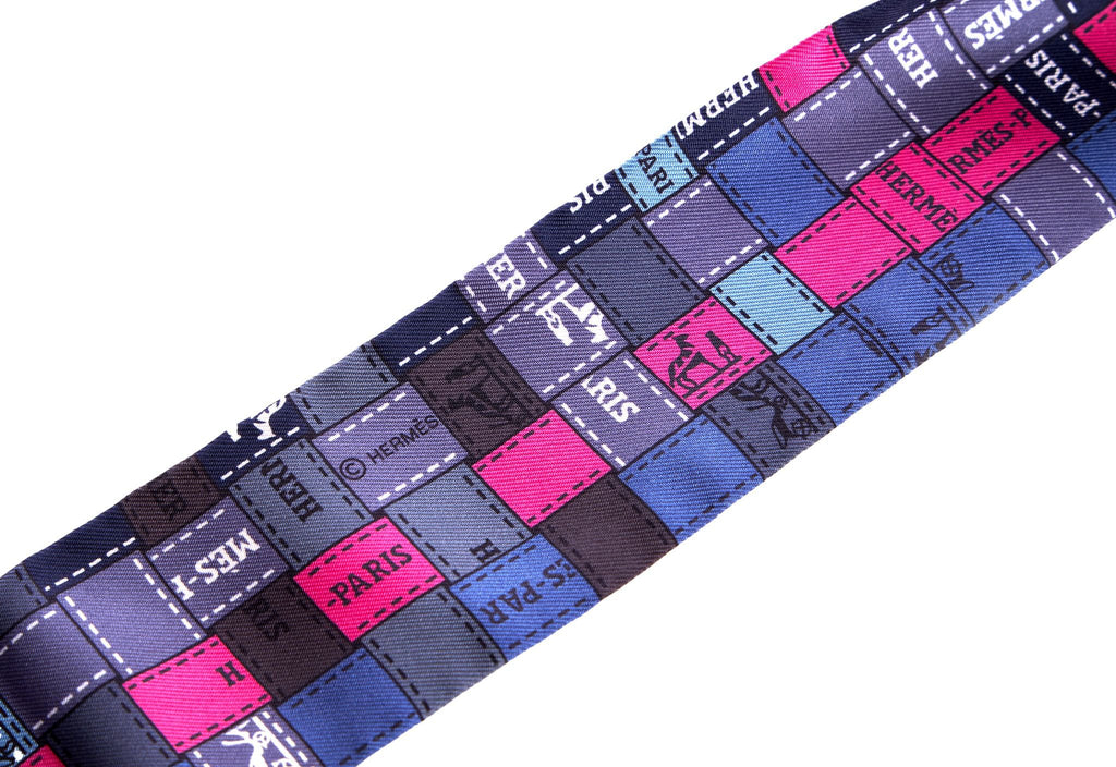 Hermes Bolduc Purple Palladium Twilly