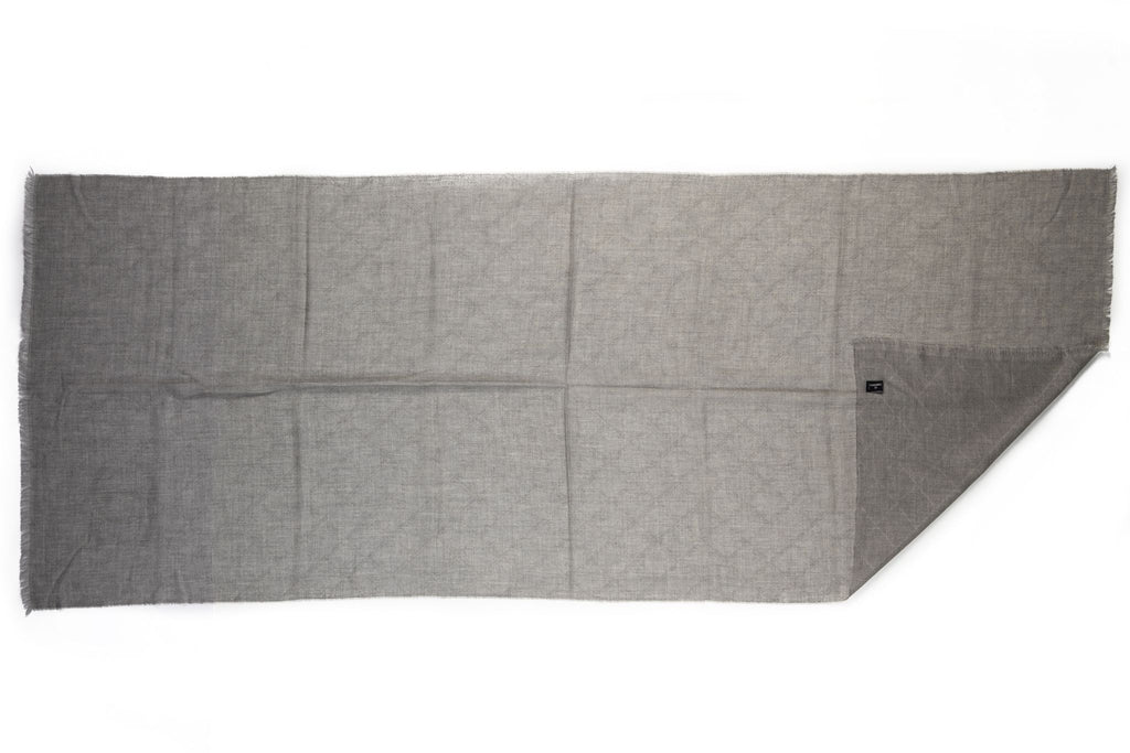Chanel BN Gray Cashmere Camellia Shawl