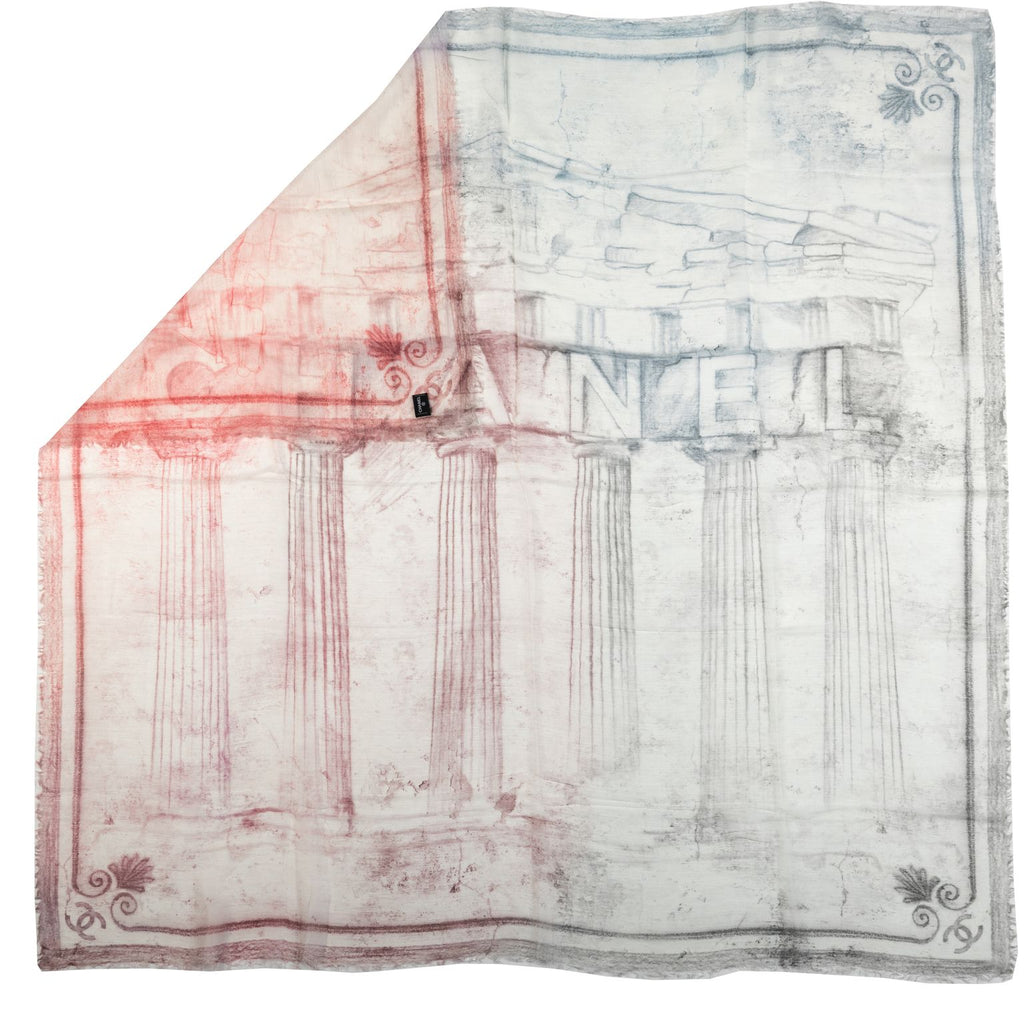 Chanel Greek Cashmere Multicolor Shawl
