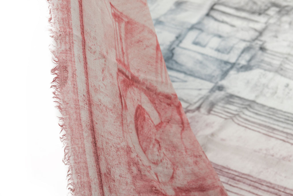 Chanel Greek Cashmere Multicolor Shawl