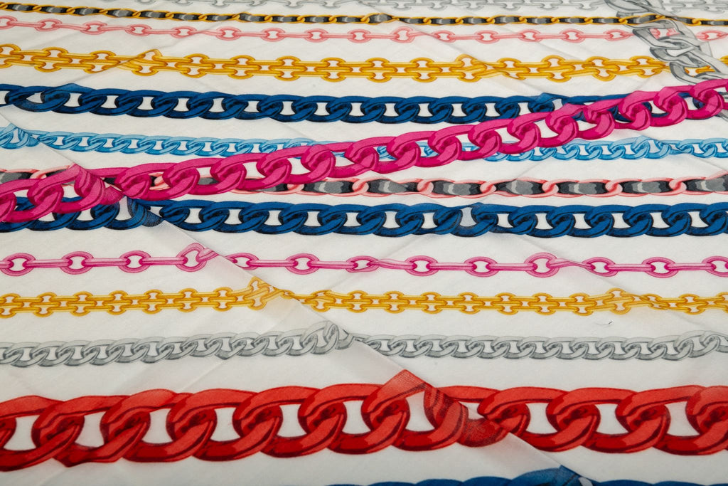 Chanel Cashmere Silk Chains Shawl