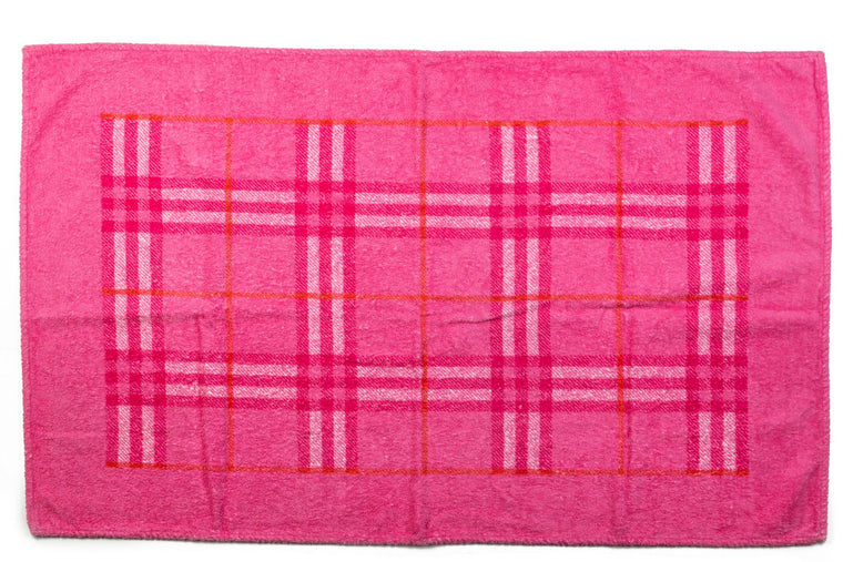 Burberry Cotton Beach Towel Fuchsia