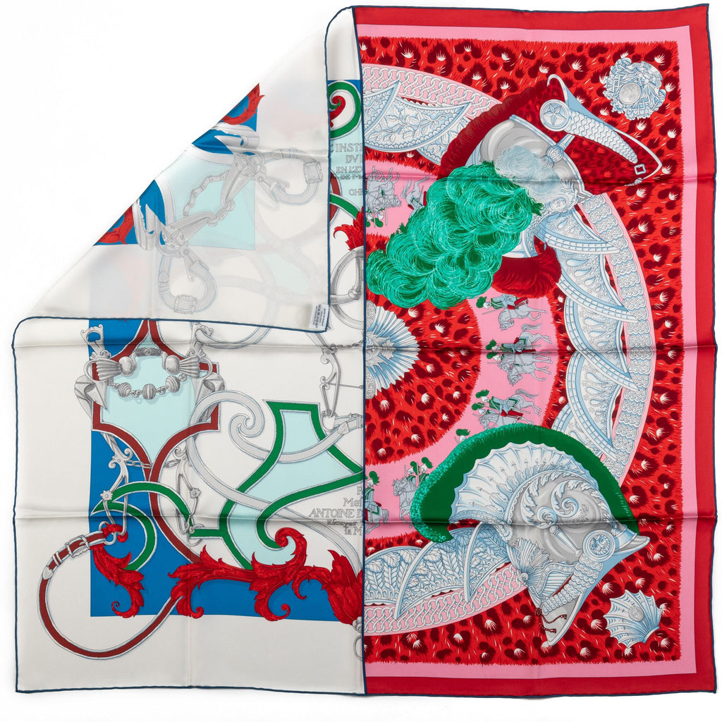 Hermes Patchwork Silk Scarf