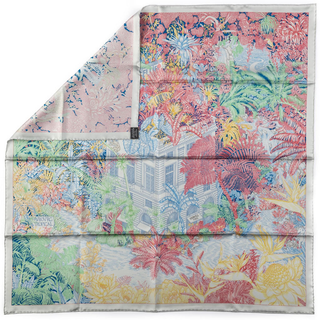 Hermes BNIB Tropical Garden Silk Scarf