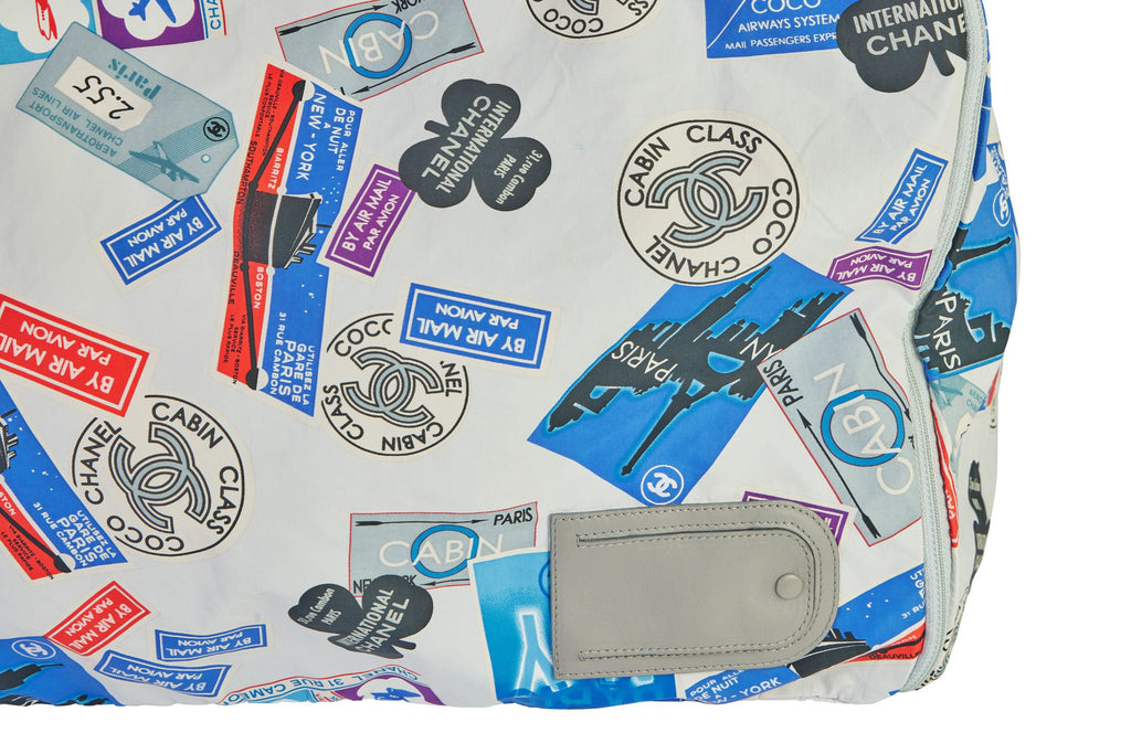 Chanel Paris/NY Cream Traveler Weekender