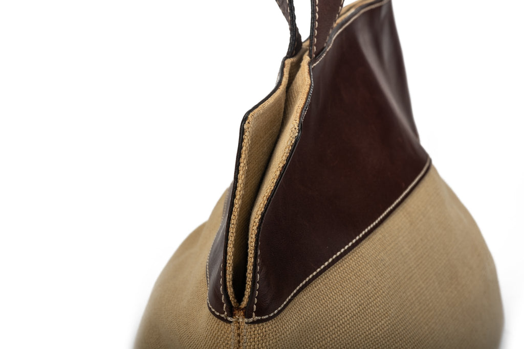 Chanel Brown Raffia Shoulder Tote