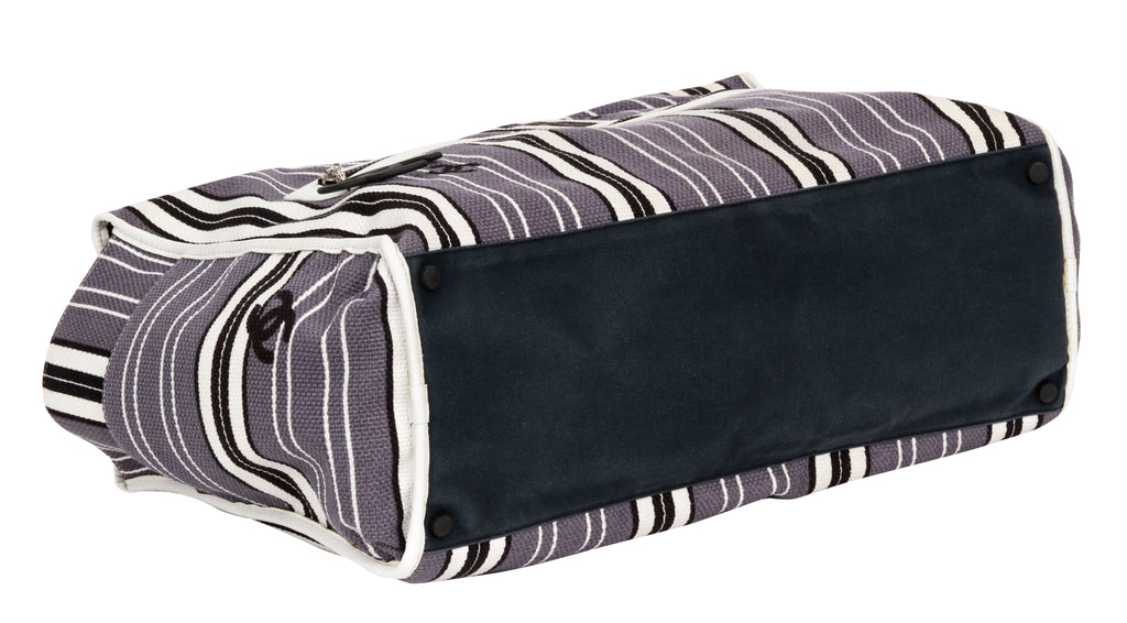 Chanel Oversize Striped Beach Bag