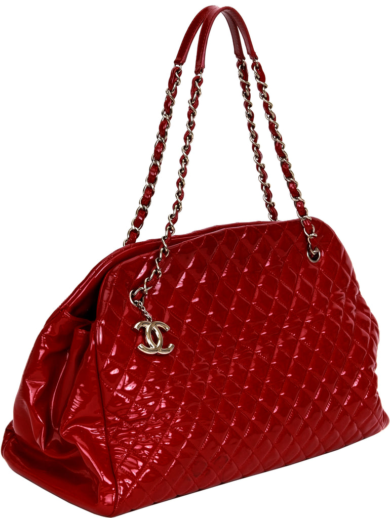 Chanel XXL Red Patent Mademoiselle