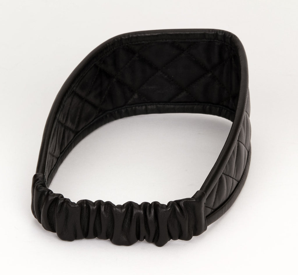 Chanel Black Quilted Vintage Headband