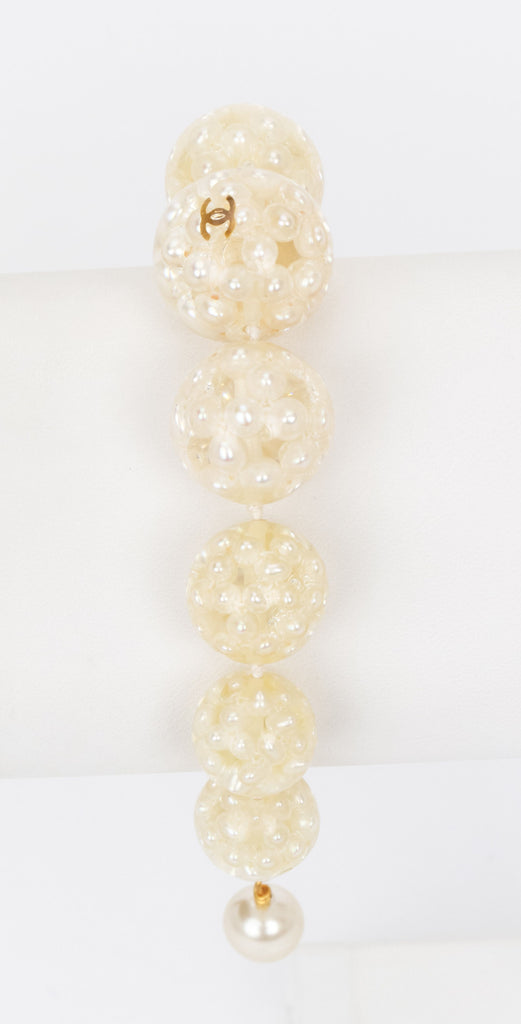 Chanel bracelet spheres with micropearls