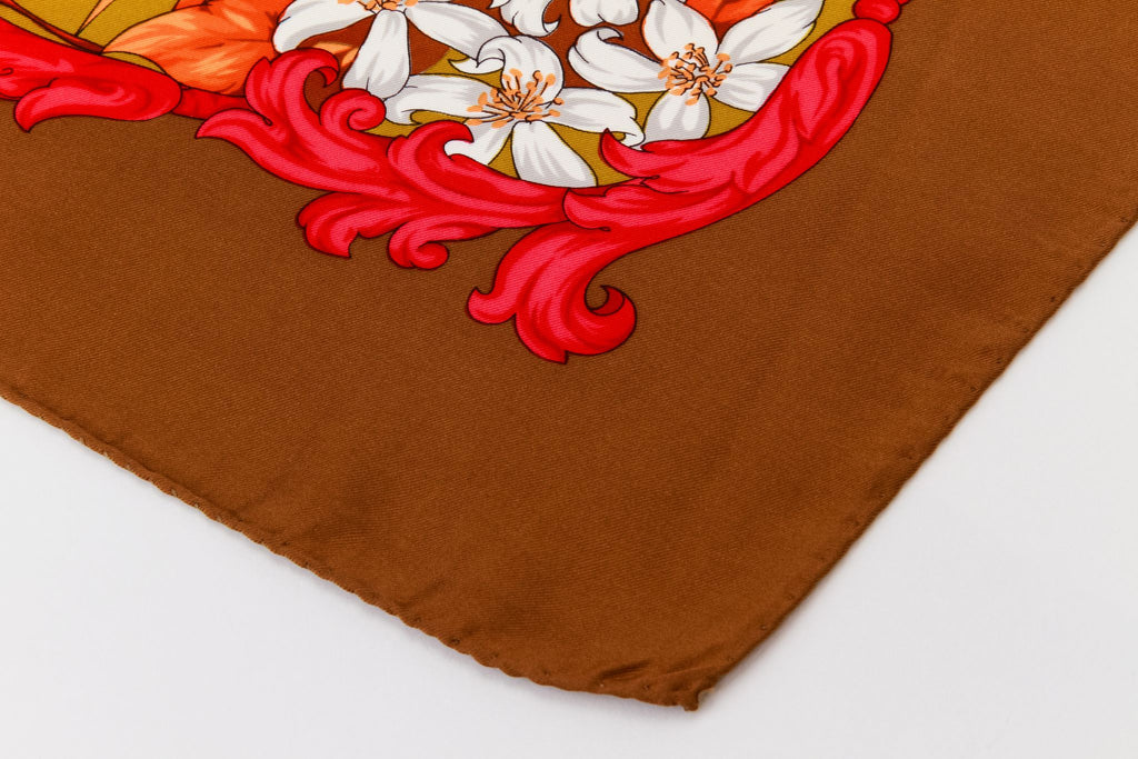 Nazareno Gabrielli Floral Silk Scarf