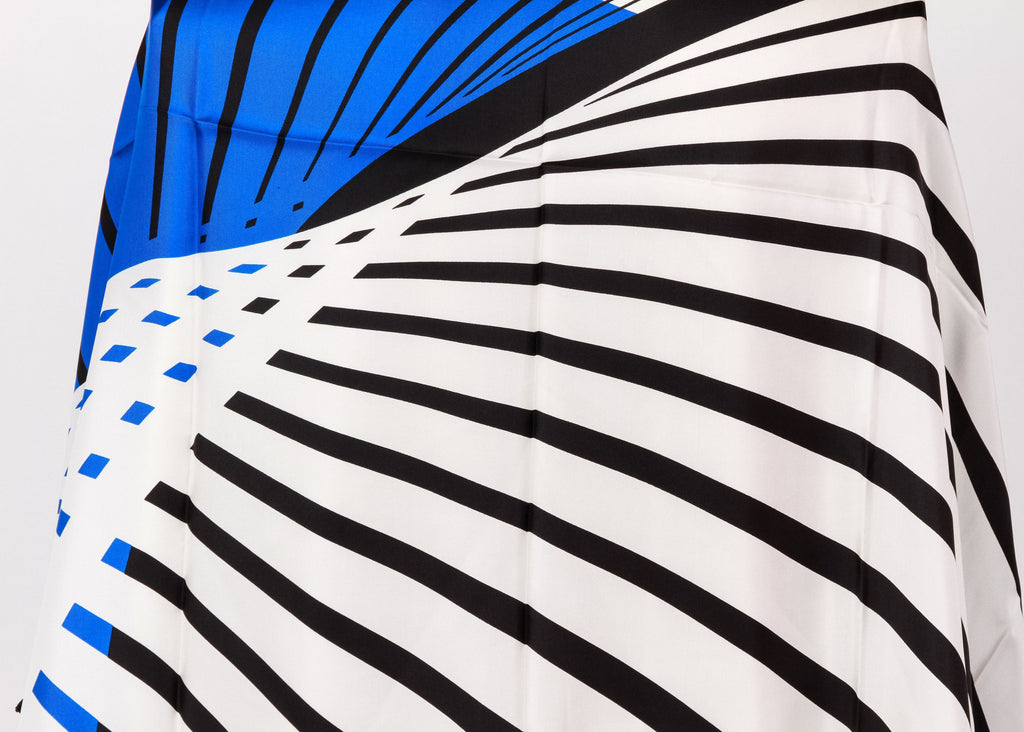 Dior New Oversize Silk Geometric Shawl