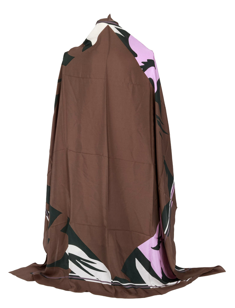 Dior new oversize silk shawl taupe