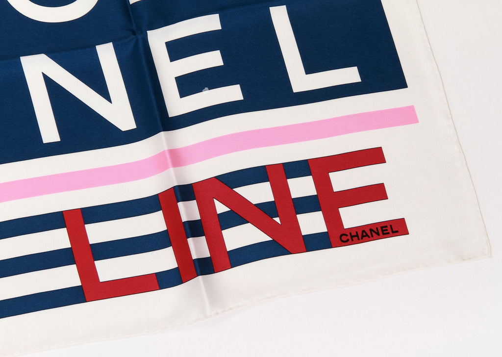 Chanel New Blue Cruise 2019 Silk Scarf