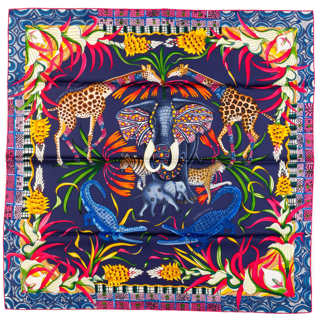 Hermès Le Marche Du Zambeze Scarf